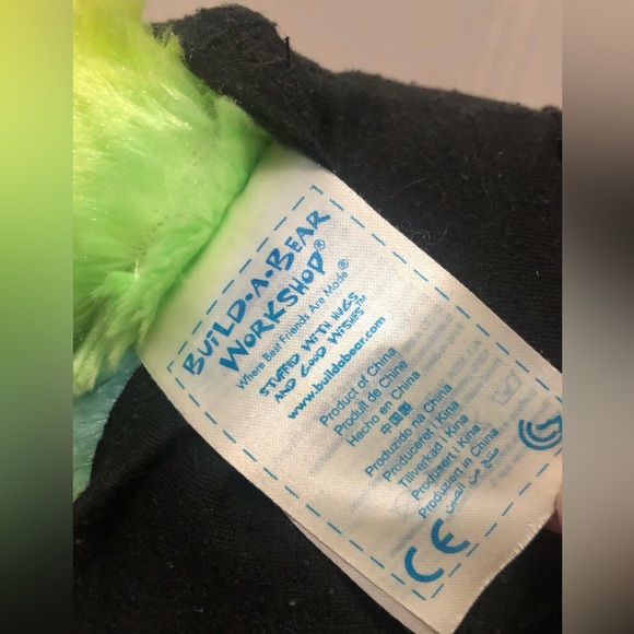 Build a Bear  BAB Rainbow Panda Bear Pop of Color 15" Plush Stuffed Animal Toy - Picture 6 of 8